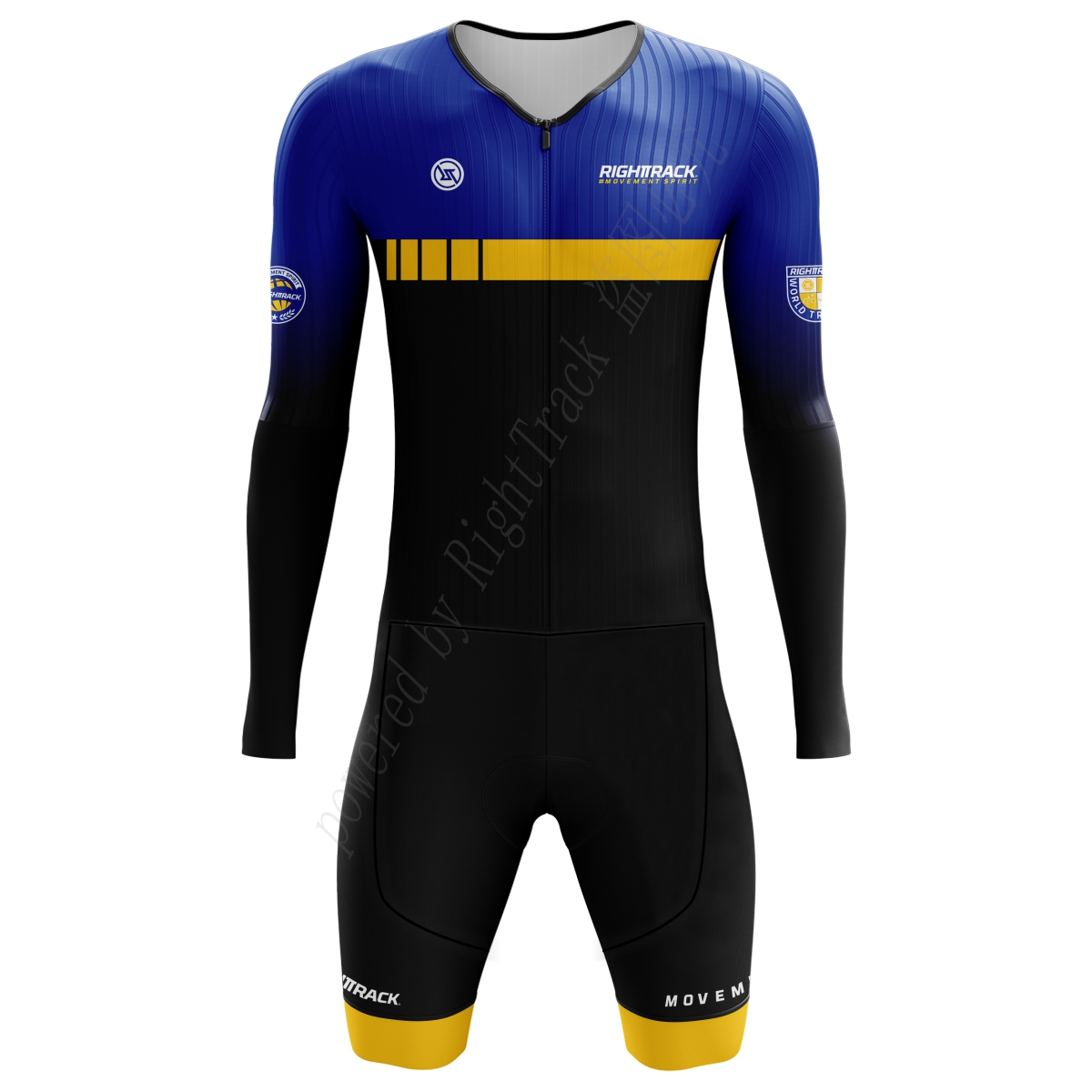 Wetsuit Men - ใหม่ชาย Triathlon Trisuit World Champ แขนยาว