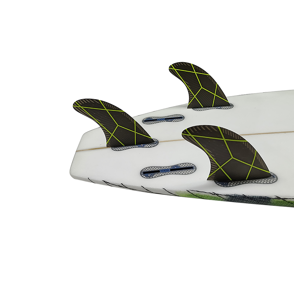 Surfboard Leash - ฟินเซิร์ฟบอร์ด UPSURF FCS2 G5G7 แบบสองแผ่น ฐาน