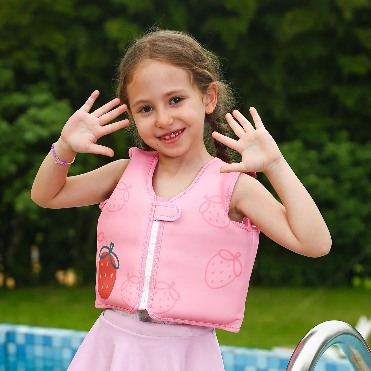 Life Jacket - แหวนลอยน้ำแขนลูกทุ่นลอยน้ำเสื้อชูชีพปลอดภัยเสื้อชูชีพชูชีพชูชีพลอยน้ำได้โฟมสระเด็กและทารกเด็กวัยหัดเดินลอยน้ำสำหรับเด็ก