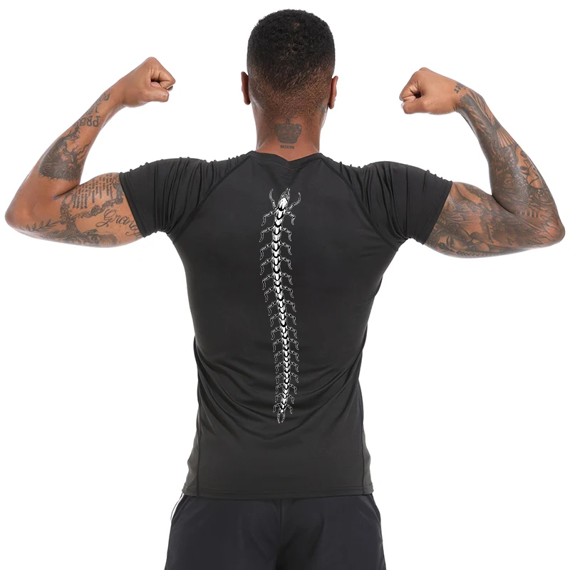 เสื้อรัดรูปกราฟิกสำหรับผู้ชายเ - Rash Guard บทวิจารณ์และราคา
