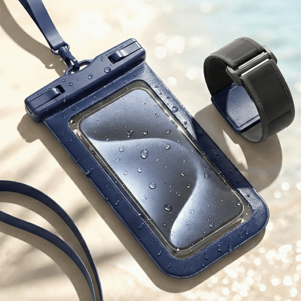 กระเป๋าใส่โทรศัพท์กันน้ำแบบสาย - Dry Bag Waterproof บทวิจารณ์และราคา