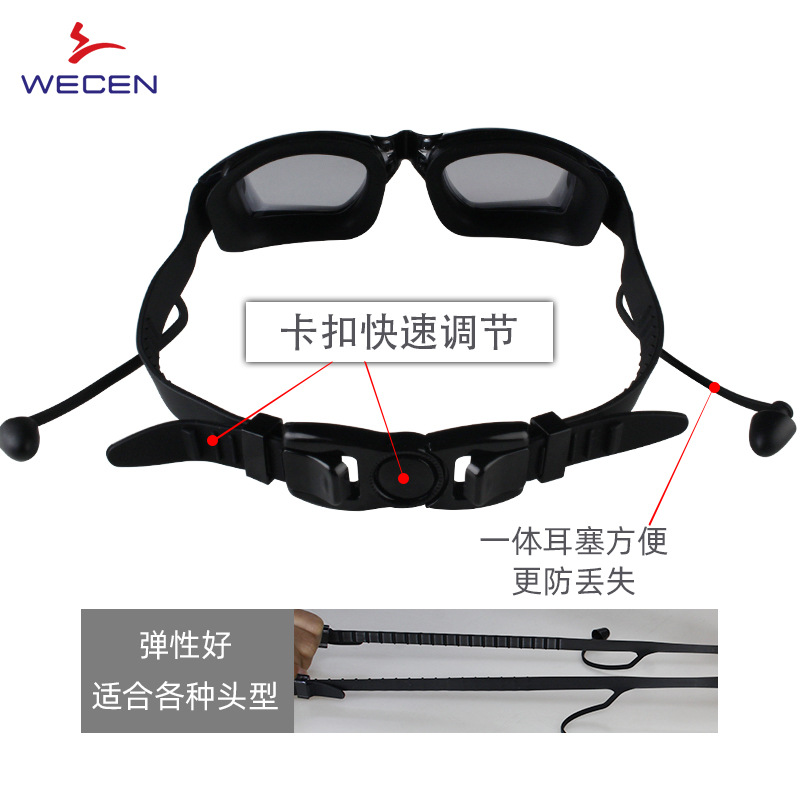HD ป้องกันหมอกแว่นตากันน้ําซิล - Goggles Swim บทวิจารณ์และราคา