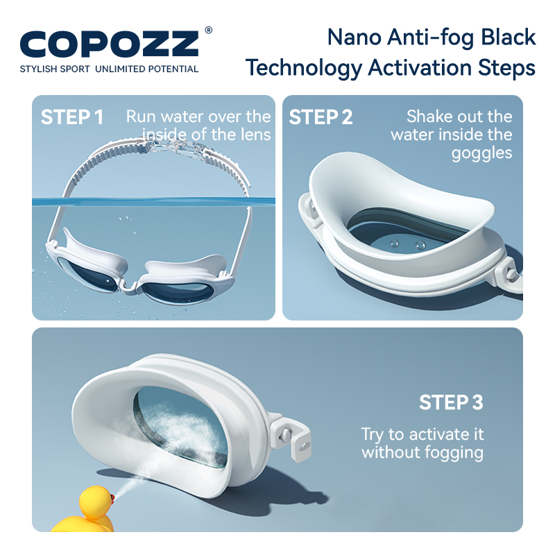 COPOZZ สายตาสั้นแว่นตาว่ายน้ํา - Goggles Swim บทวิจารณ์และราคา