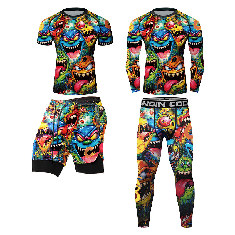 เสื้อรัดกล้ามเนื้อผู้ชายลายกรา - Rash Guard บทวิจารณ์และราคา