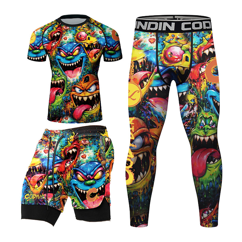 เสื้อรัดกล้ามเนื้อผู้ชายลายกรา - Rash Guard บทวิจารณ์และราคา