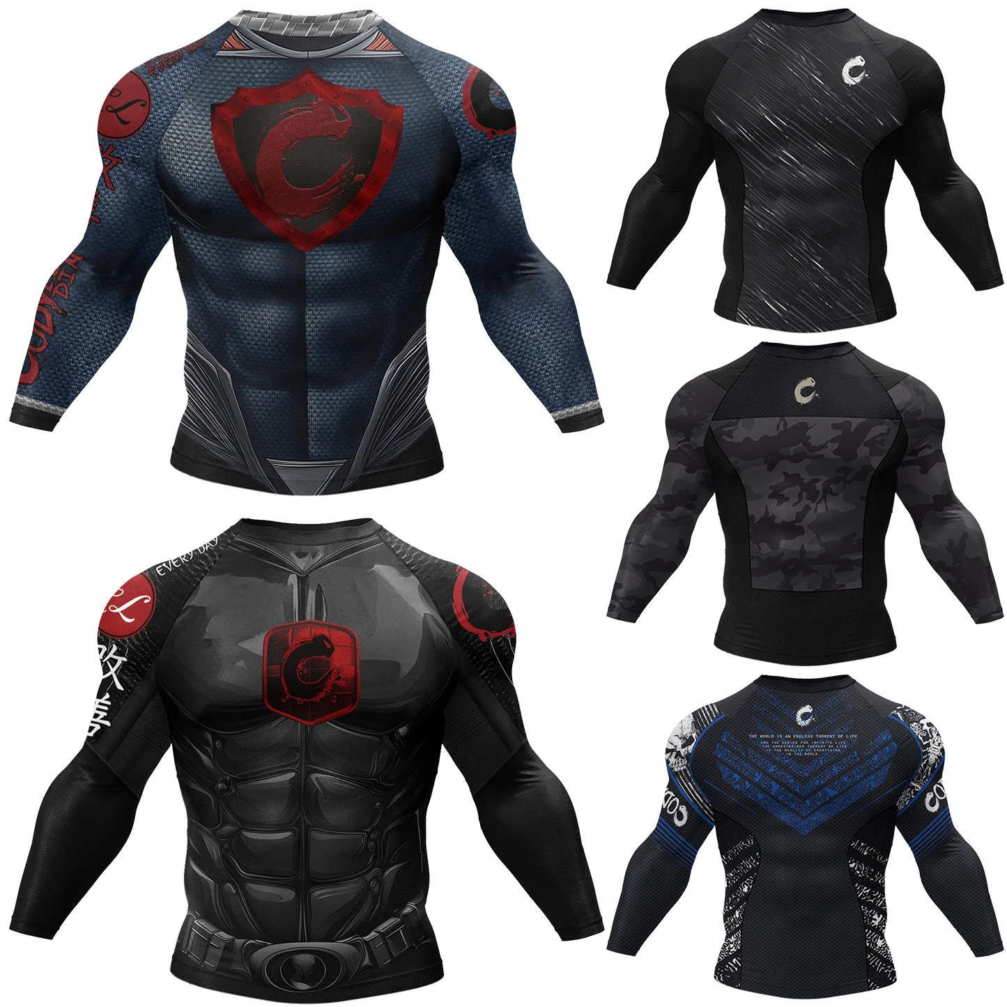 เสื้อยืด MMA ผู้ชาย ลาย Cody L - Rash Guard บทวิจารณ์และราคา