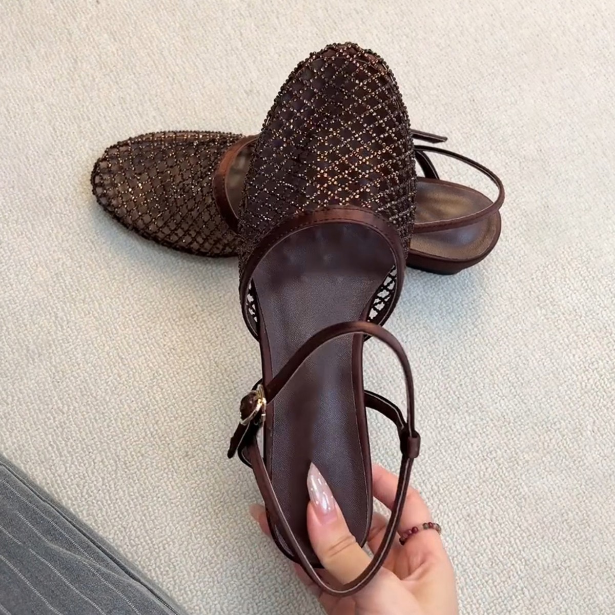 รองเท้าแตะส้นแบนหัวมนสำหรับผู้ - Water Shoes บทวิจารณ์และราคา