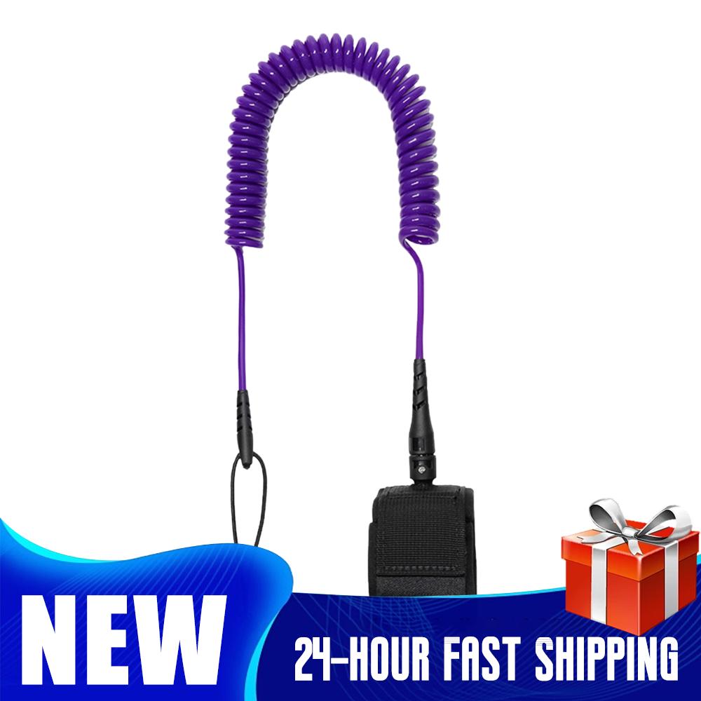 สายรัดขาแบบขดสำหรับ SUP บอร์ด  - Surfboard Leash บทวิจารณ์และราคา