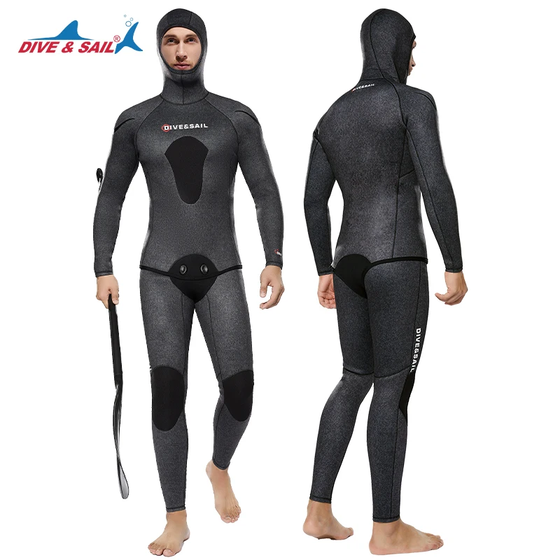 ชุดเว็ทสูทนีโอพรีน 5 มม. แบบสอ - Wetsuit Men บทวิจารณ์และราคา
