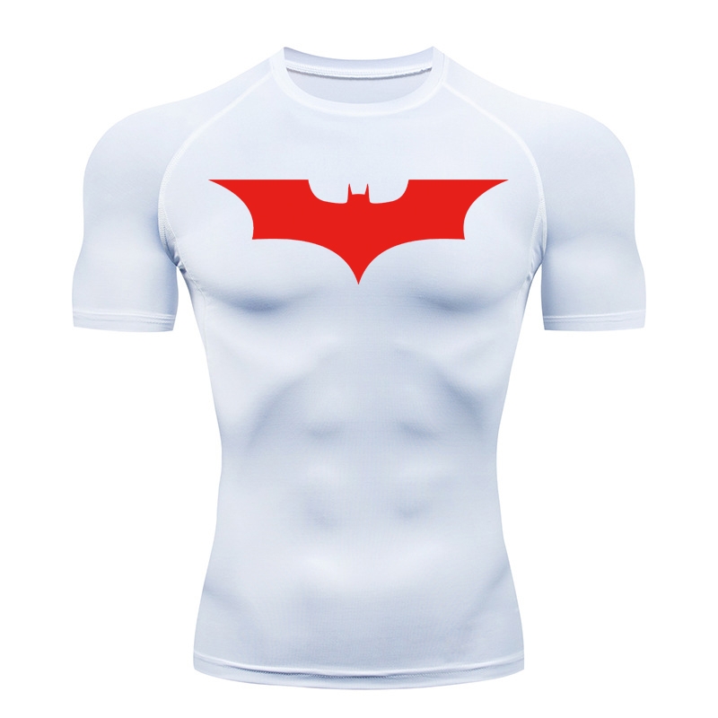 ค้างคาวพิมพ์เสื้อสําหรับชายฤดู - Rash Guard บทวิจารณ์และราคา