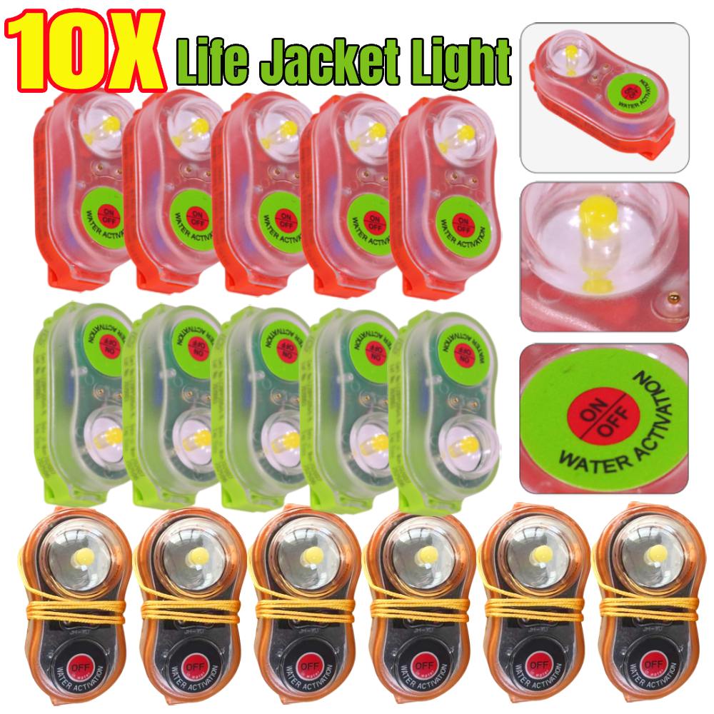 1-10pcs LED แบตเตอรี่ลิเธียมเส - Life Jacket บทวิจารณ์และราคา