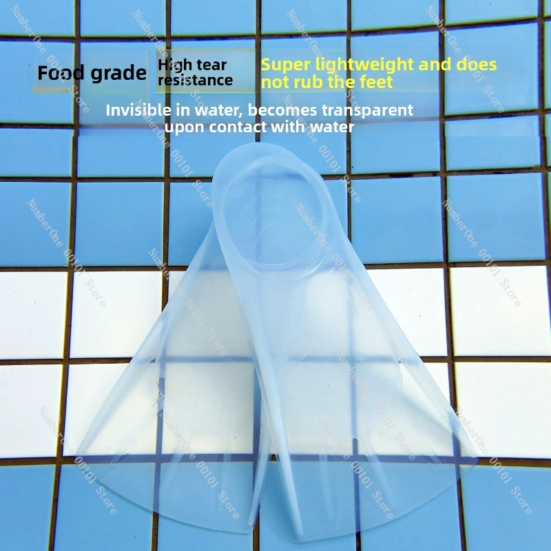 ฟินน์ว่ายน้ำซิลิโคนแบบใส รุ่นใ - Flippers Swimming บทวิจารณ์และราคา
