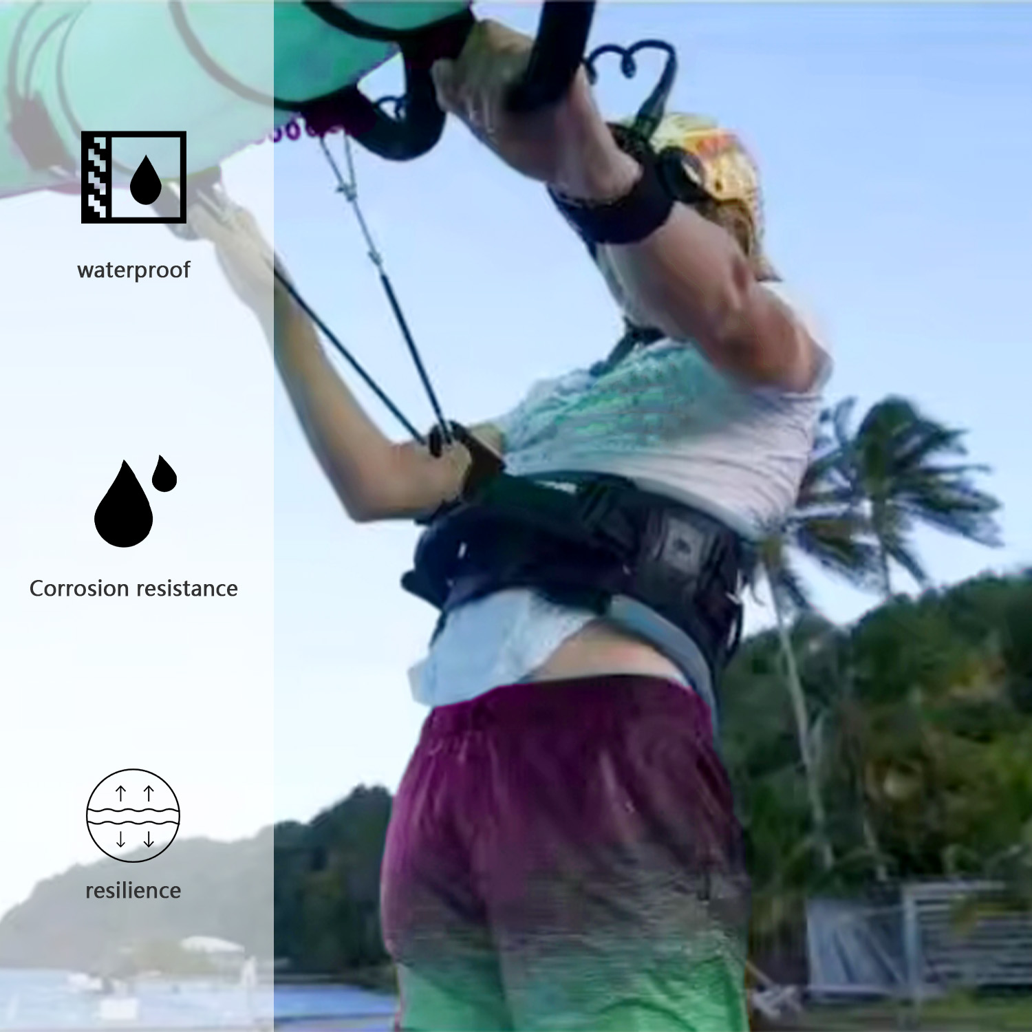 สายรัดกระดานโต้คลื่นแบบขดใหม่  - Surfboard Leash บทวิจารณ์และราคา