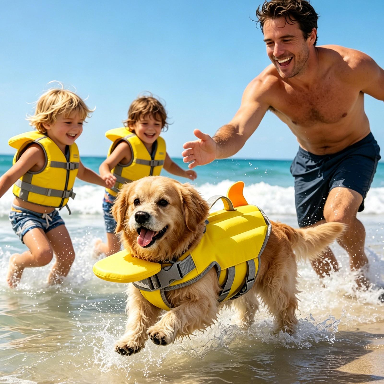 เสื้อชูชีพสำหรับสุนัขแบบพกพาสำ - Life Jacket บทวิจารณ์และราคา