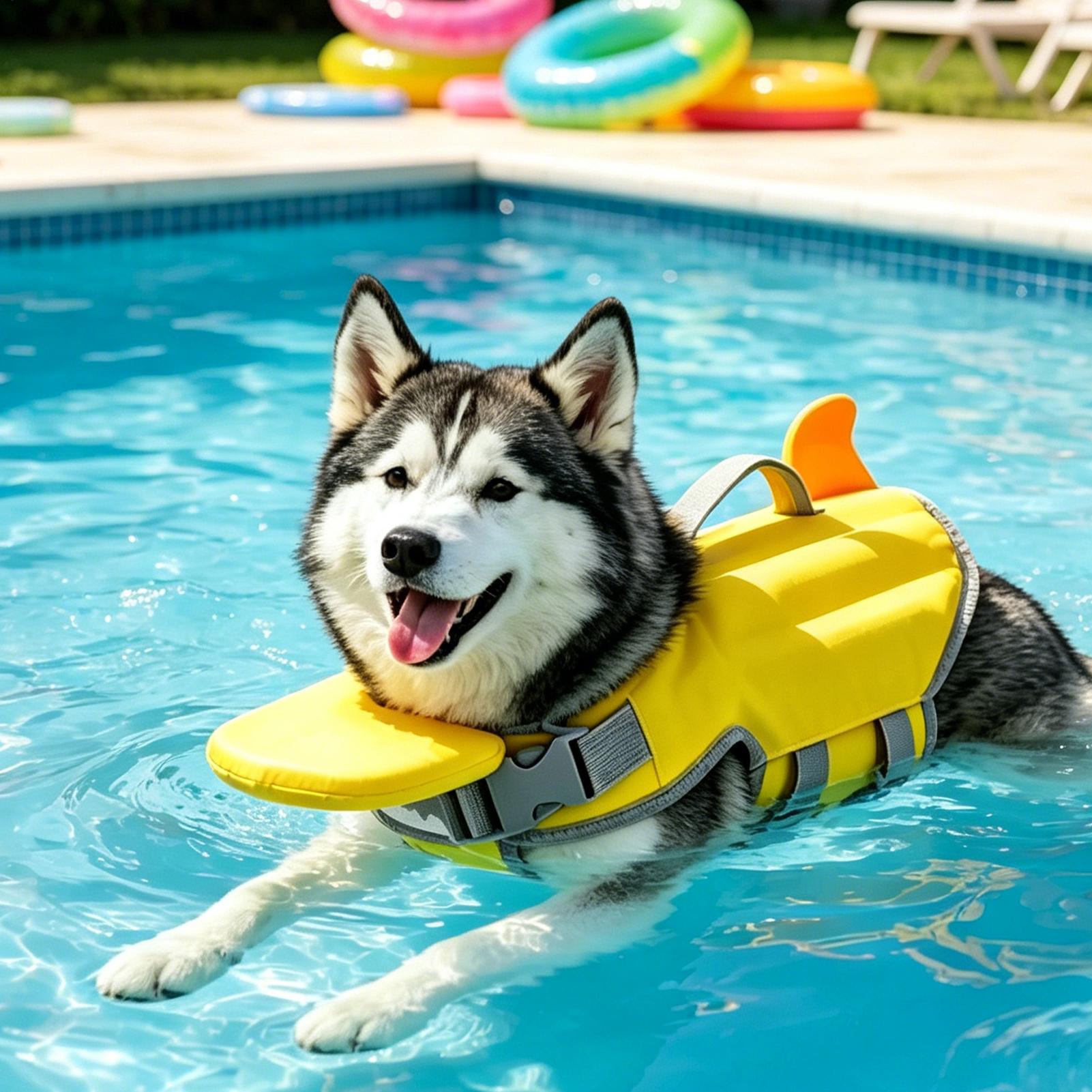เสื้อชูชีพสำหรับสุนัขแบบพกพาสำ - Life Jacket บทวิจารณ์และราคา