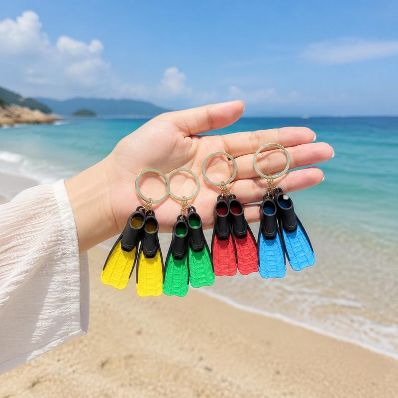 พวงกุญแจรูปตีนกบดำน้ำ ของขวัญส - Flippers Swimming บทวิจารณ์และราคา